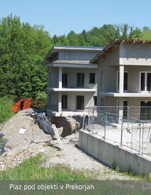 Plaz pod objekti v Prekorjah